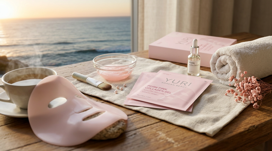 What is a salmon dna pdrn mask and how does it heal skin?