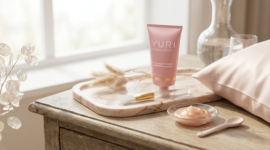 YURI Korean Beauty Collagen Night Wrapping Mask Review Is It Worth It
