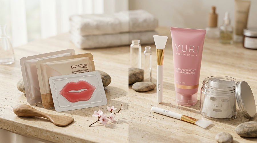 Bioaqua collagen nourish lips membrane mask vs Yuri Beauty Comparison 2026
