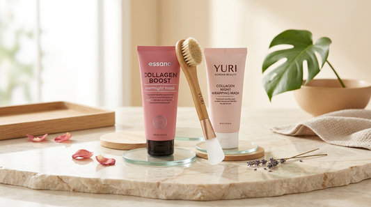 Essano collagen boost overnight mask review: how YURI Beauty compares