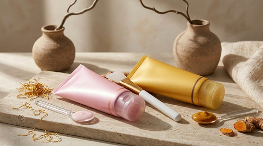 Collagen Night Wrapping Mask vs Kojic Acid Turmeric Night Wrapping Mask