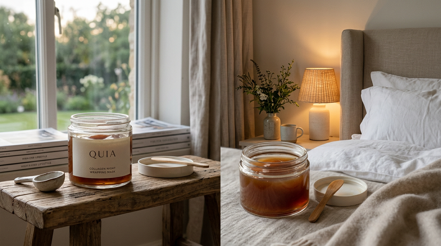 Quia Collagen Night Wrapping Mask Comparison and Guide