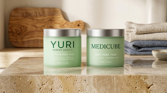 Medicube zero pore pads vs YURI No More Pore Pads Comparison Guide