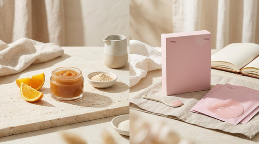Vitamin C Overnight Glow Revealing Mask vs Salmon PDRN for Brightening